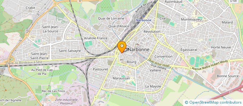 localisation de l'entreprise MONSIEUR AUDRIC MIRALLEZ VENTRESQUE  NARBONNE