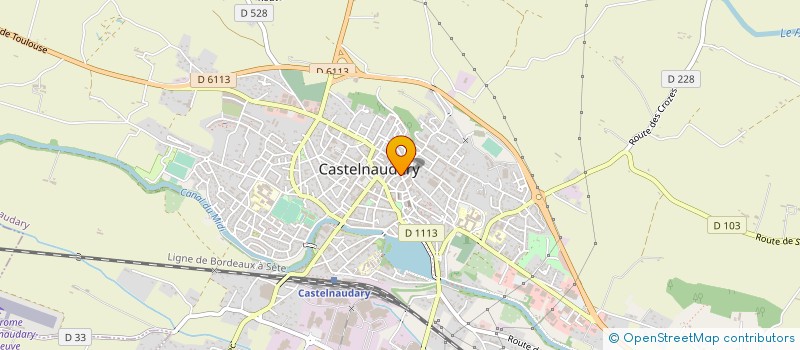 localisation de l'entreprise MONSIEUR AUDRIC OLIVE  LASBORDES