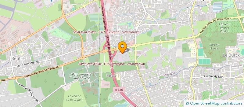 localisation de l'entreprise MONSIEUR AUDRIC SAINSARD-CHAMBERT  MERIGNAC