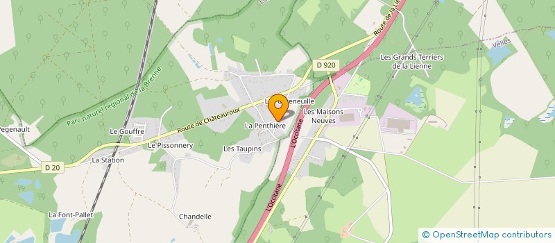 localisation de l'entreprise MONSIEUR AUDRIC TAUVY à LUANT