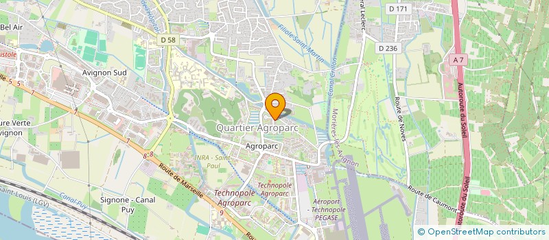 localisation de l'entreprise MONSIEUR AUDRIC VEVE  AVIGNON