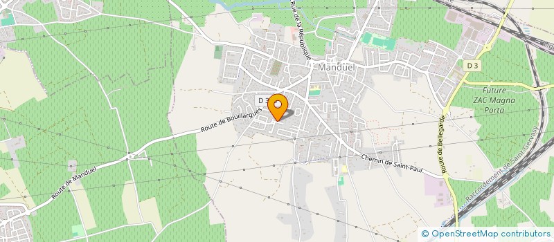 localisation de l'entreprise MONSIEUR AUDRICK FRICON  MANDUEL