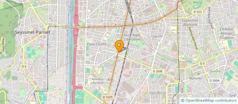 localisation de l'entreprise MONSIEUR AUDRY BILE BATUKAJI  GRENOBLE