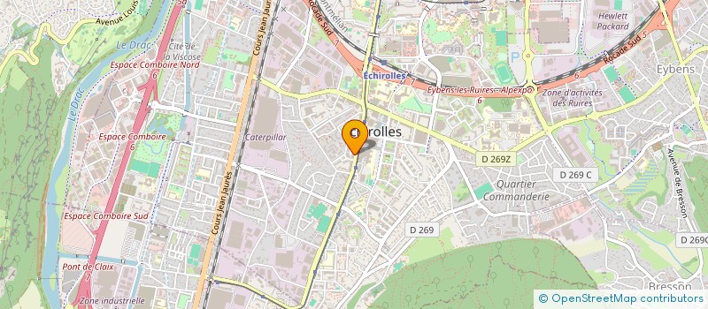 localisation de l'entreprise MONSIEUR AUDRY EKONDO à ECHIROLLES