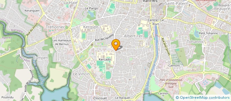 localisation de l'entreprise MONSIEUR AUDRY LE GARGASSON à VANNES