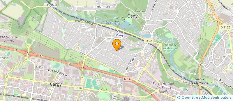 localisation de l'entreprise MONSIEUR AUGUST LANGUEPIN  OSNY