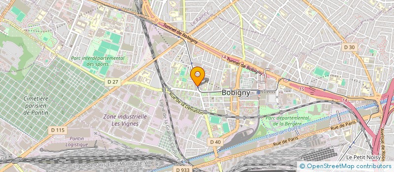 localisation de l'entreprise MONSIEUR AUGUSTE ALEMDJRODO  BOBIGNY