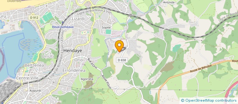 localisation de l'entreprise MONSIEUR AUGUSTE AROCENA  URRUGNE