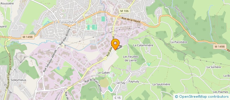 localisation de l'entreprise MONSIEUR AUGUSTE ASMUS à LA TALAUDIERE