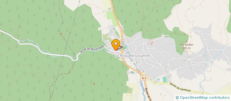 localisation de l'entreprise MONSIEUR AUGUSTE BARNOIN à LA ROQUEBRUSSANNE