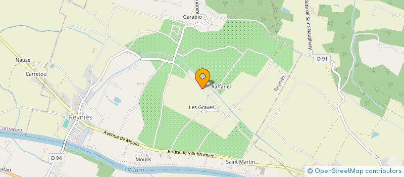 localisation de l'entreprise MONSIEUR AUGUSTE BLANCHARD  REYNIES