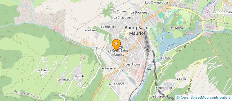 localisation de l'entreprise MONSIEUR AUGUSTE BORNTRAGER  BOURG-SAINT-MAURICE