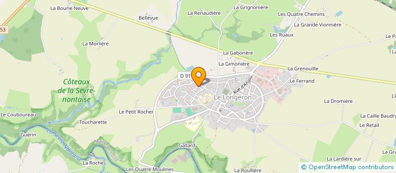 localisation de l'entreprise MONSIEUR AUGUSTE BOUDET  SEVREMOINE