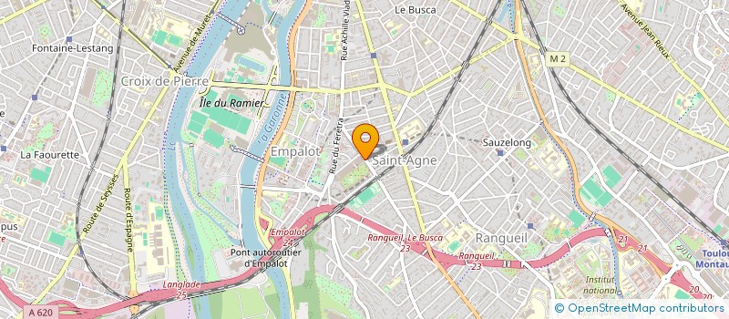 localisation de l'entreprise MONSIEUR AUGUSTE BOUJON  ESCALQUENS