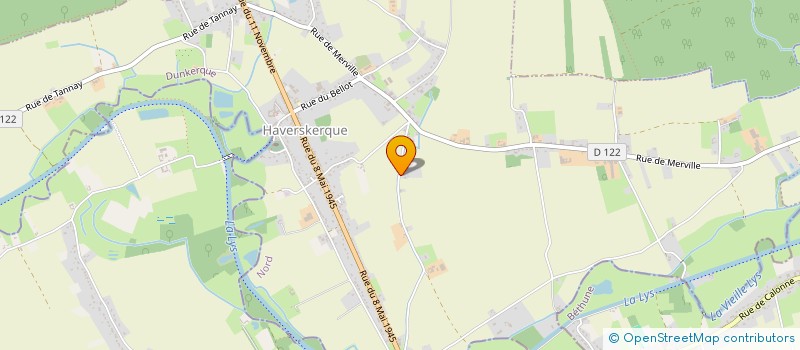 localisation de l'entreprise MONSIEUR AUGUSTE BOULARD  HAVERSKERQUE