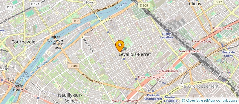 localisation de l'entreprise MONSIEUR AUGUSTE BOUVIER à LEVALLOIS-PERRET