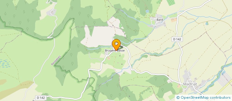 localisation de l'entreprise MONSIEUR AUGUSTE BROSSEL  MADRIAT