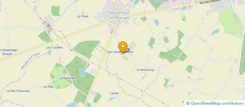 localisation de l'entreprise MONSIEUR AUGUSTE BROUARD à MAUGES-SUR-LOIRE
