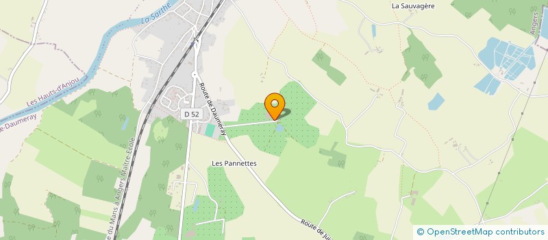 localisation de l'entreprise MONSIEUR AUGUSTE BRUCHET à MORANNES SUR SARTHE-DAUMERAY