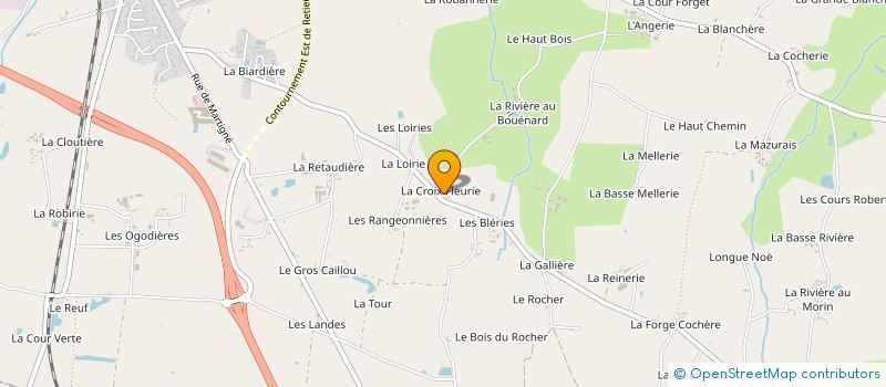 localisation de l'entreprise MONSIEUR AUGUSTE BRUNET à RETIERS