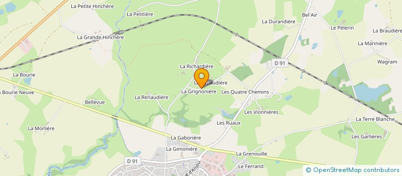 localisation de l'entreprise MONSIEUR AUGUSTE CANTITEAU  SEVREMOINE