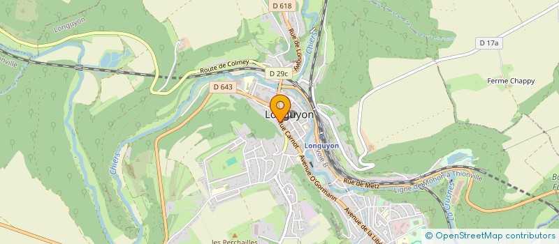 localisation de l'entreprise MONSIEUR AUGUSTE CAUSIER  LONGUYON