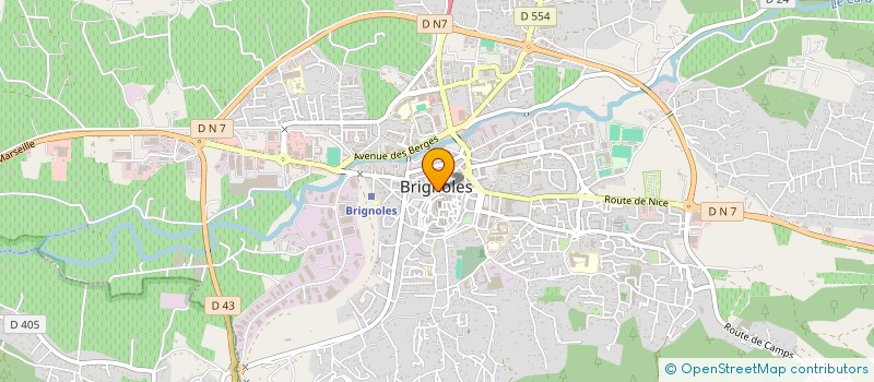 localisation de l'entreprise MONSIEUR AUGUSTE CAZALIC à BRIGNOLES