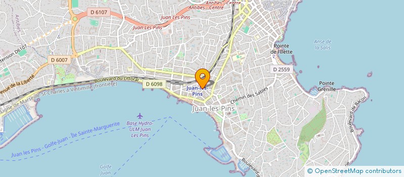 localisation de l'entreprise MONSIEUR AUGUSTE COMBE à ANTIBES