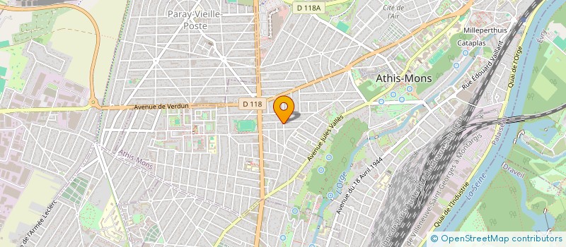 localisation de l'entreprise MONSIEUR AUGUSTE DANTEC  ATHIS-MONS