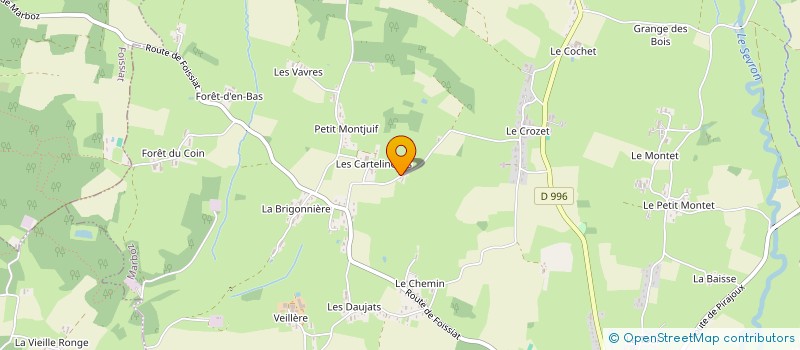 localisation de l'entreprise MONSIEUR AUGUSTE DAUJAT à MARBOZ