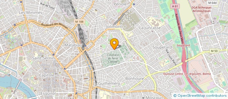 localisation de l'entreprise MONSIEUR AUGUSTE DAVID à TOULOUSE