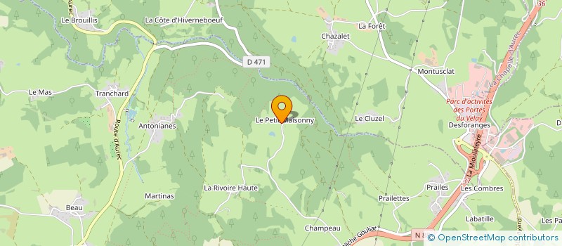 localisation de l'entreprise MONSIEUR AUGUSTE DELOLME à MONISTROL-SUR-LOIRE