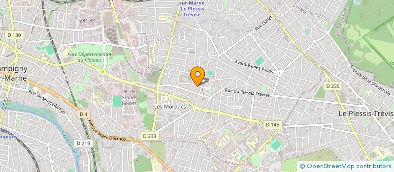 localisation de l'entreprise MONSIEUR AUGUSTE DIMBENG  CHAMPIGNY-SUR-MARNE