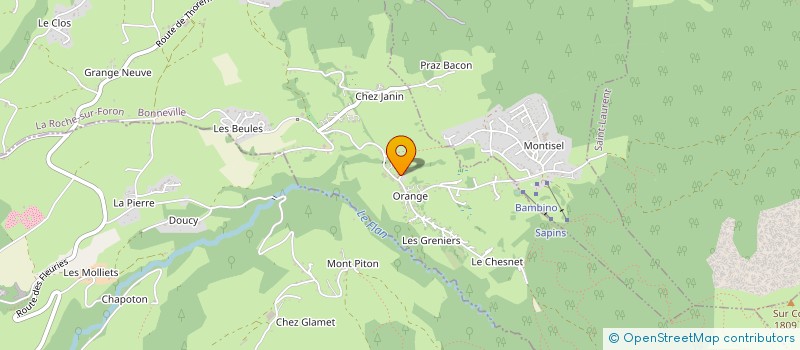 localisation de l'entreprise MONSIEUR AUGUSTE DUCRET à LA ROCHE SUR FORON