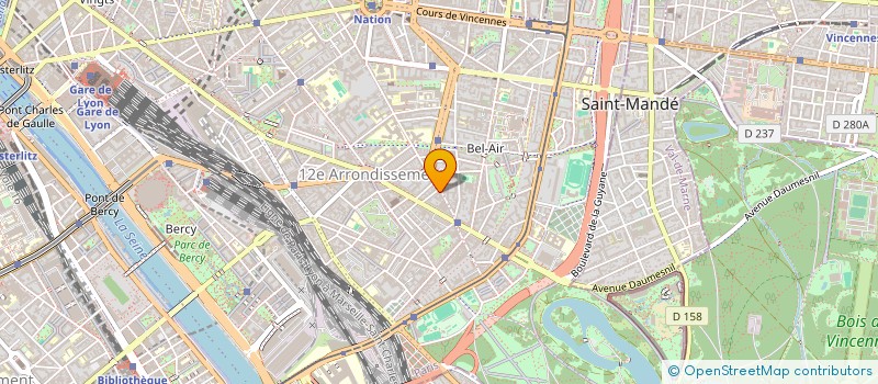 localisation de l'entreprise MONSIEUR AUGUSTE DUPUIS  PARIS