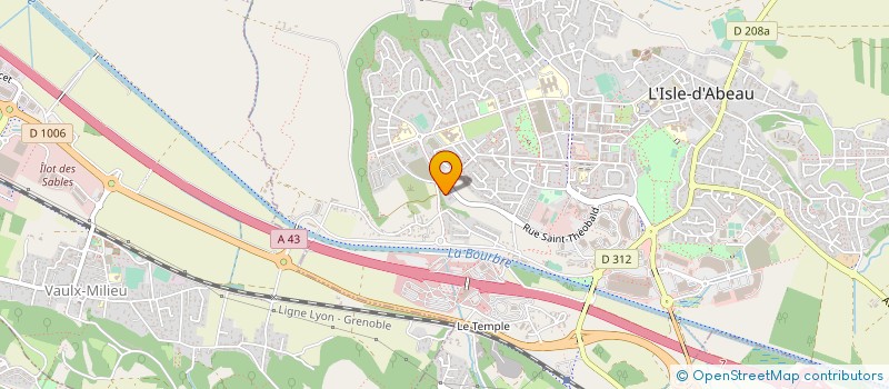 localisation de l'entreprise MONSIEUR AUGUSTE FRIZON  L'ISLE-D'ABEAU