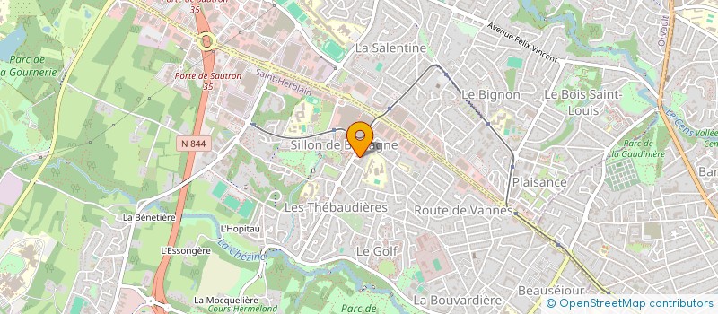 localisation de l'entreprise MONSIEUR AUGUSTE FRUCHARD  ST-HERBLAIN