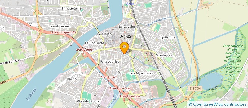 localisation de l'entreprise MONSIEUR AUGUSTE GAILLARD à ARLES