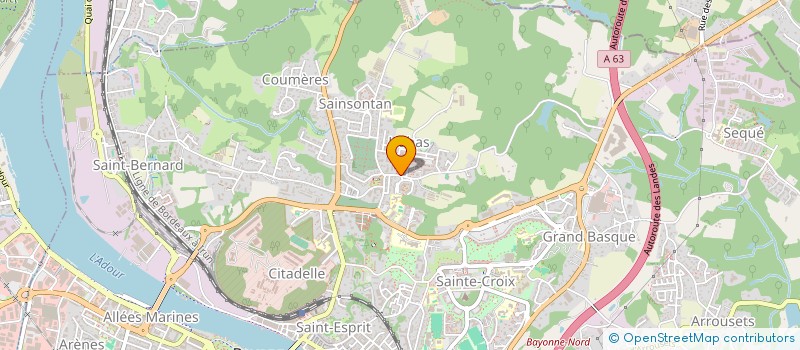 localisation de l'entreprise MONSIEUR AUGUSTE GARGOWITCH  BAYONNE