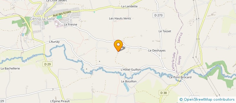 localisation de l'entreprise MONSIEUR AUGUSTE GERMAIN à CERISY-LA-SALLE