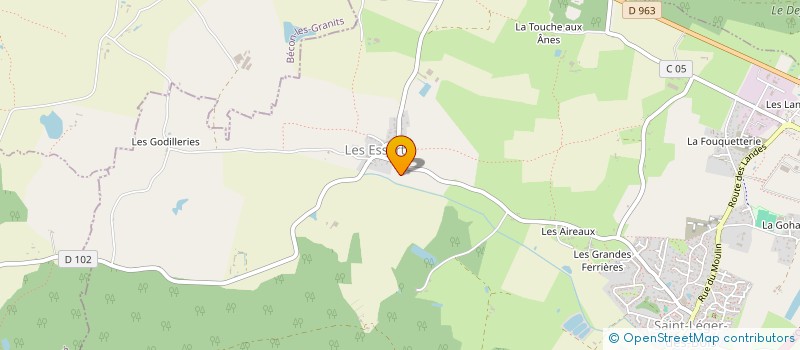 localisation de l'entreprise MONSIEUR AUGUSTE GODIVEAU  SAINT-AUGUSTIN-DES-BOIS