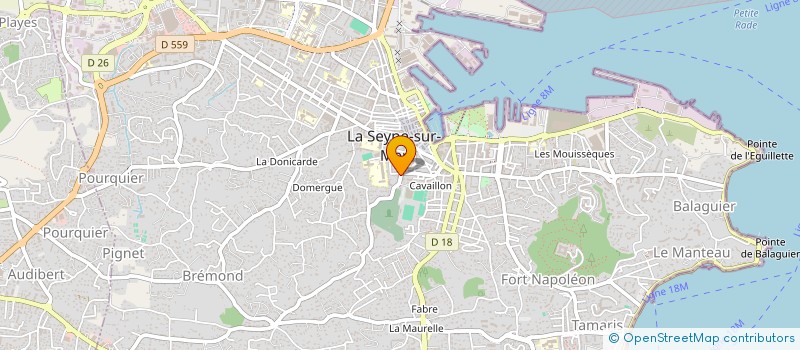 localisation de l'entreprise MONSIEUR AUGUSTE GOMIS à LA SEYNE-SUR-MER