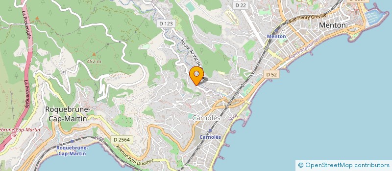 localisation de l'entreprise MONSIEUR AUGUSTE KLEIBER à ROQUEBRUNE-CAP-MARTIN