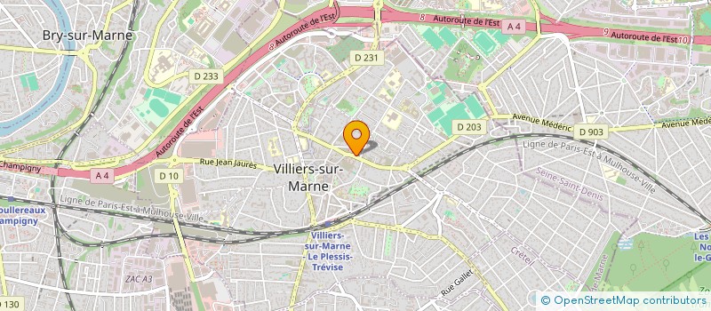 localisation de l'entreprise MONSIEUR AUGUSTE KORA à VILLIERS-SUR-MARNE