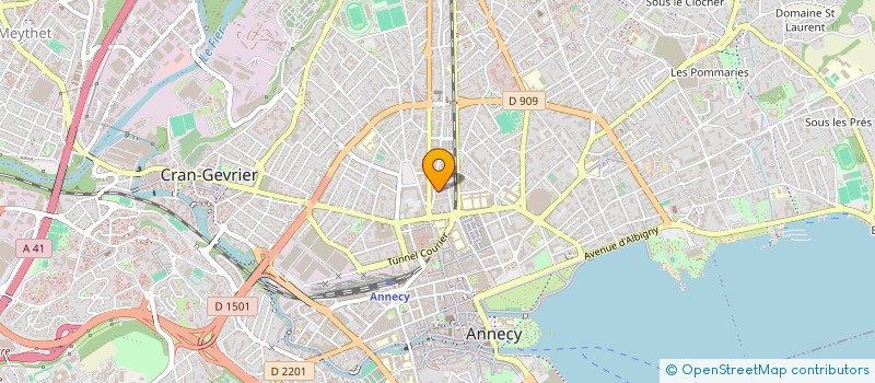 localisation de l'entreprise MONSIEUR AUGUSTE LARRIEU  ANNECY