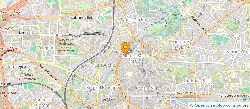 localisation de l'entreprise MONSIEUR AUGUSTE LE MOING  RENNES