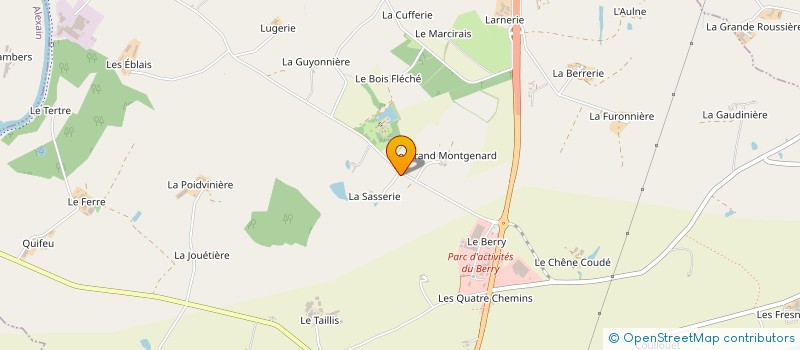 localisation de l'entreprise MONSIEUR AUGUSTE LEGRAS à LA BAZOUGE DES ALLEUX