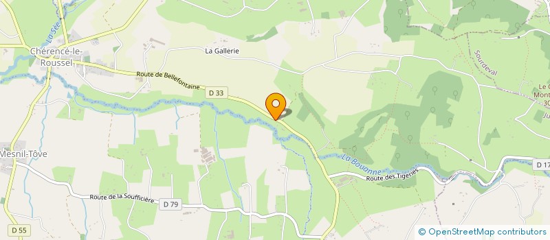 localisation de l'entreprise MONSIEUR AUGUSTE LEHERICEY  JUVIGNY LES VALLEES