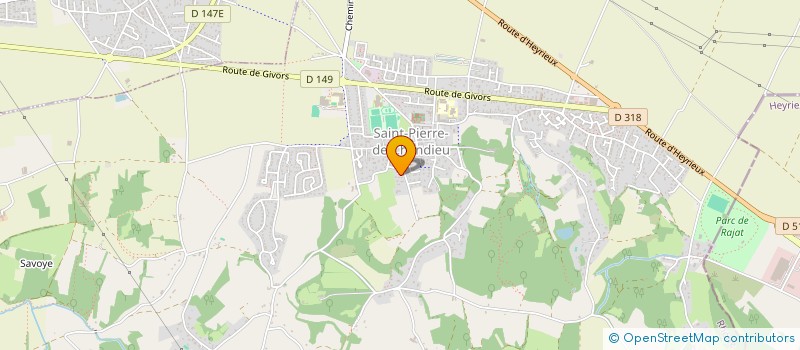 localisation de l'entreprise MONSIEUR AUGUSTE LIGOUT  SAINT-PIERRE-DE-CHANDIEU