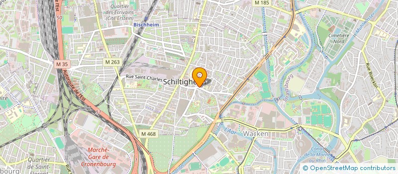 localisation de l'entreprise MONSIEUR AUGUSTE LINCK  SCHILTIGHEIM